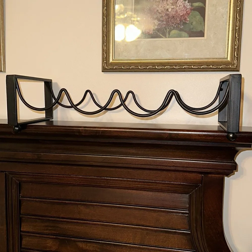 Metal Wine Rack 4 Bottle Holder